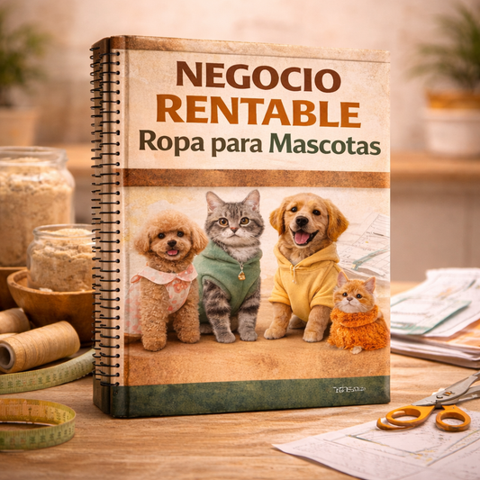 Crea y Vende Ropa para Mascotas 🐶+ 8 Bonos Exclusivos💰